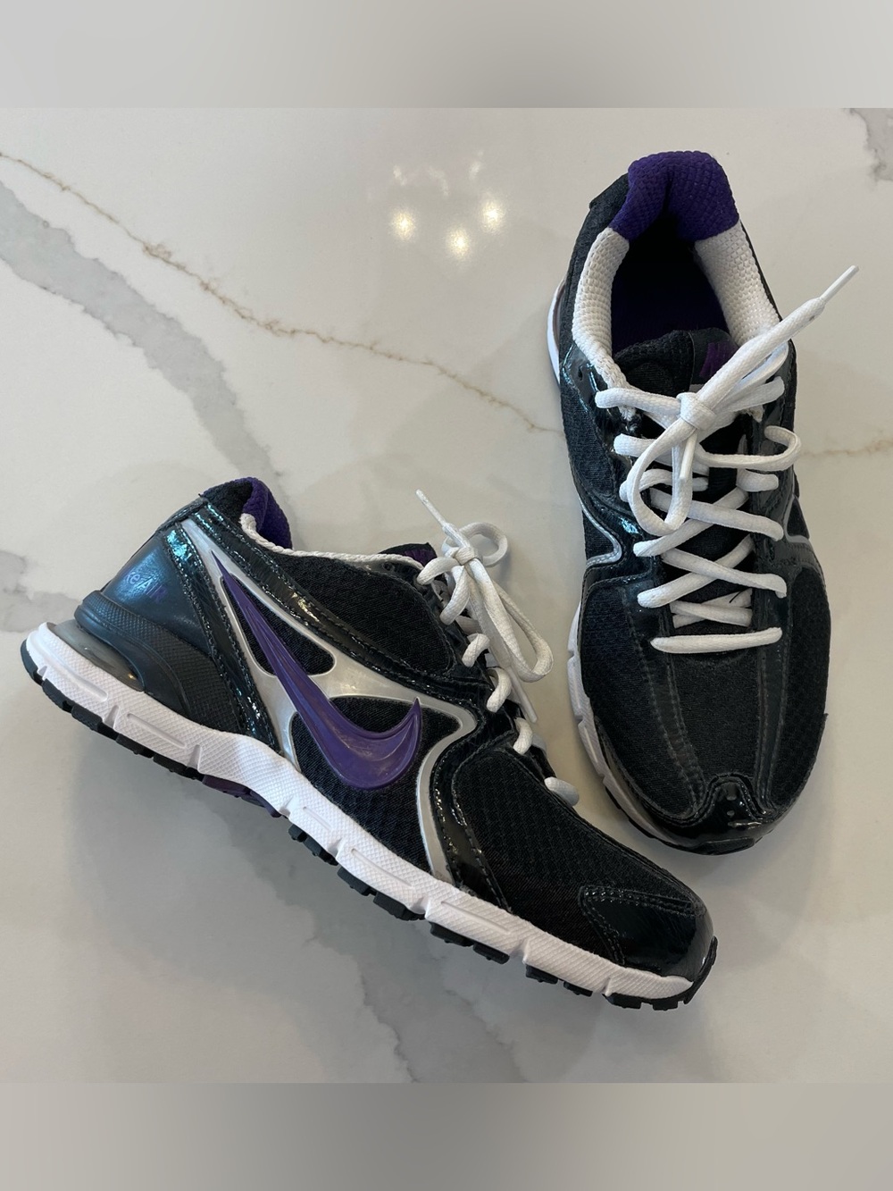 Brand New Nike Women’s Black and Purple Athletic Running Shoes